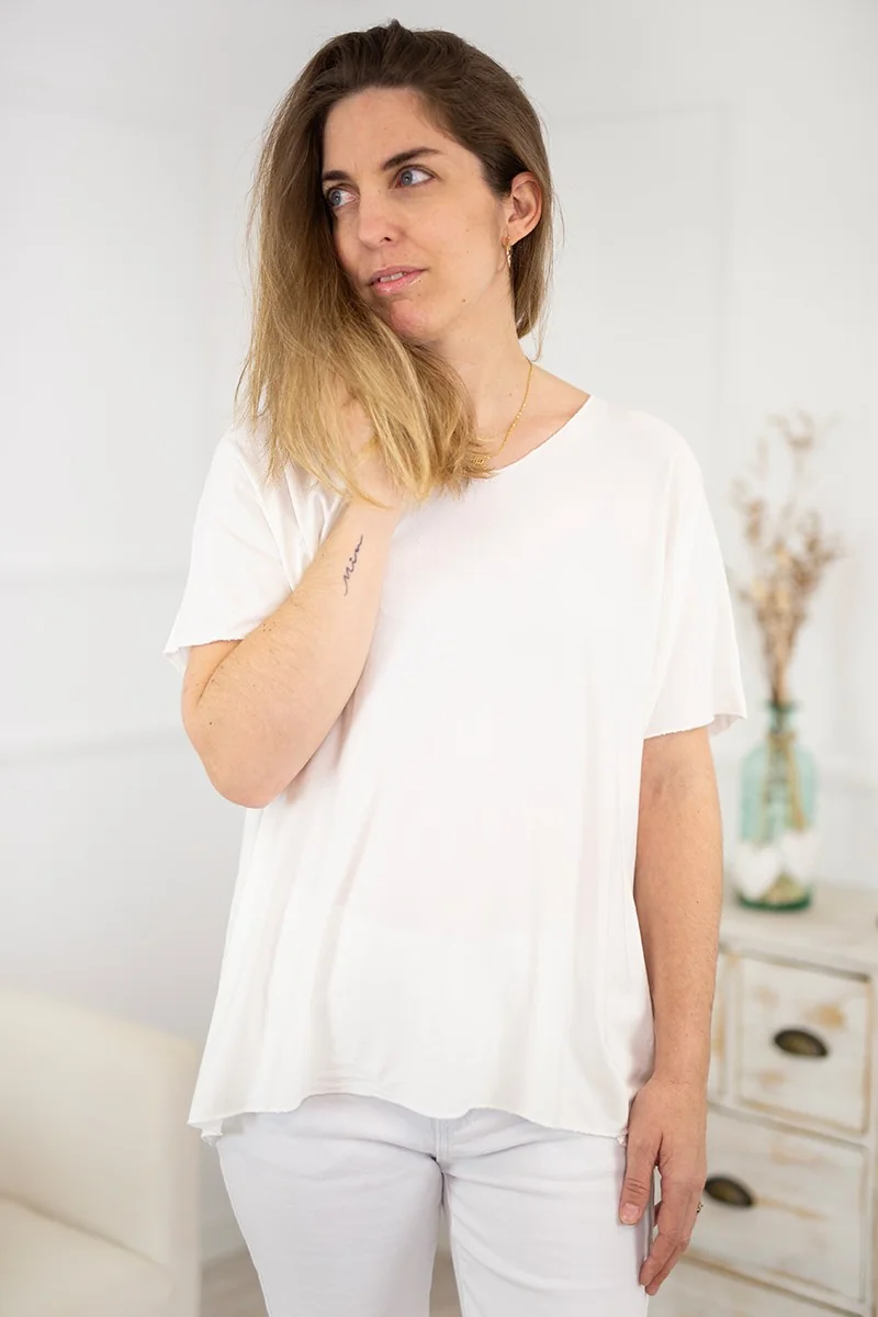 Camiseta básica punto