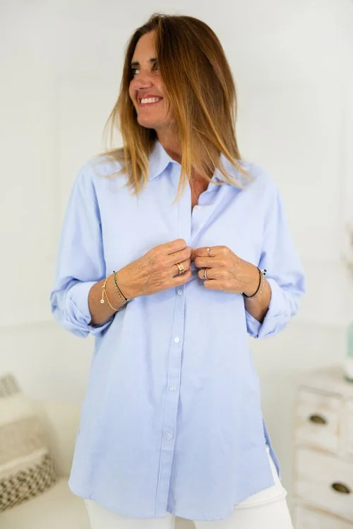 Camisa Slim Celeste 