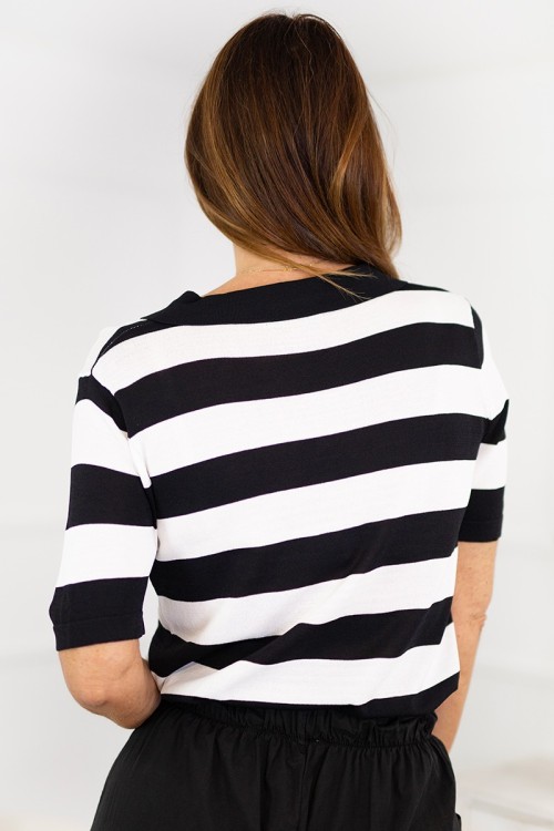 Camiseta polo rayas