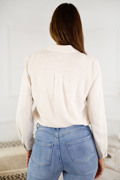 Camisa slim algodón
