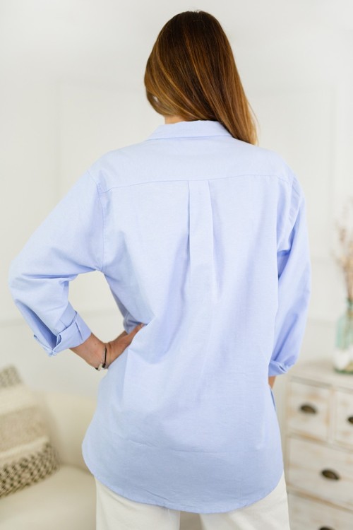 Camisa Slim Celeste