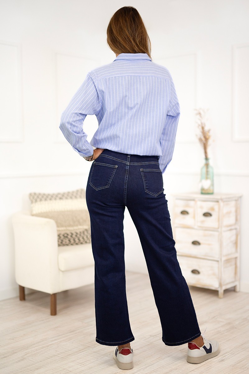 Pantalones Tejanos Rectos