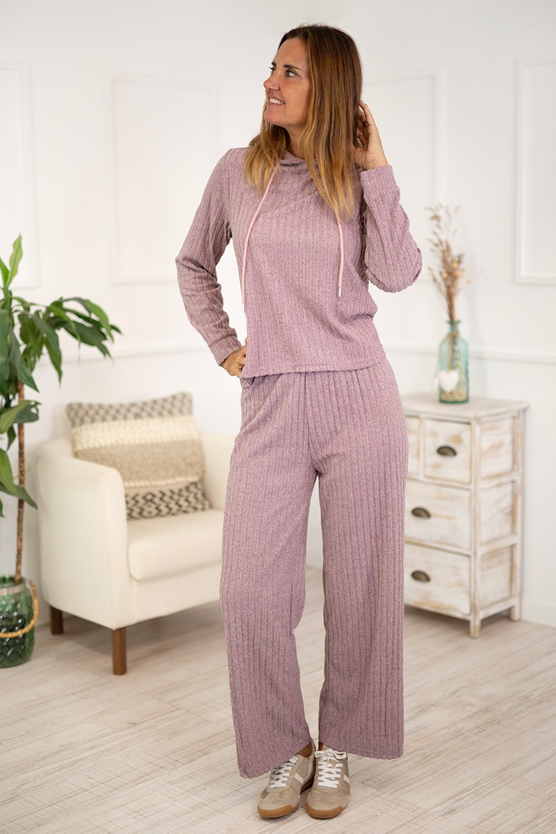 Pantalones canalé tacto suave