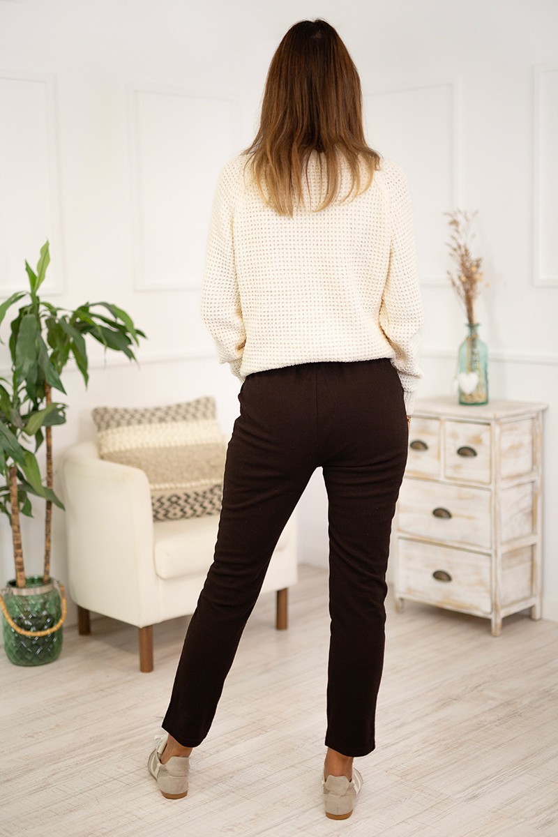 Pantalones jogger tacto suave