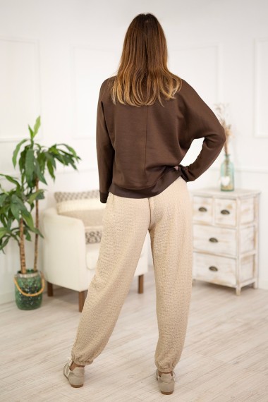 Pantalones jogger textura 