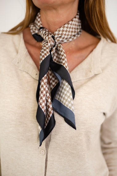 Foulard pata de gallo 