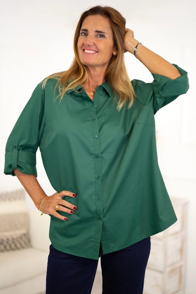 Camisa manga ajustable