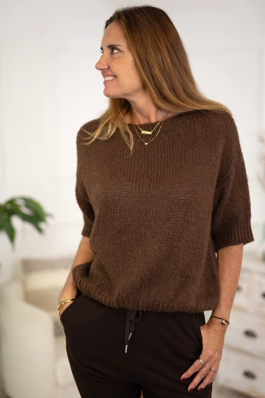 Jersey lana manga corta 