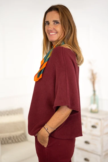 Jersey oversize manga murciélago