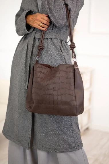 Bolso shopper textura