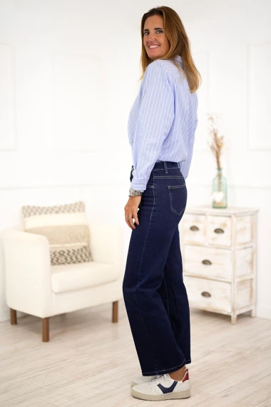 Pantalones Tejanos Rectos